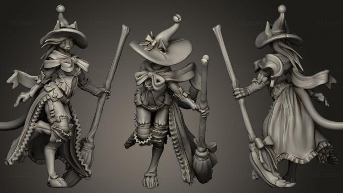 3D model Black Witch Tabaxi (STL)